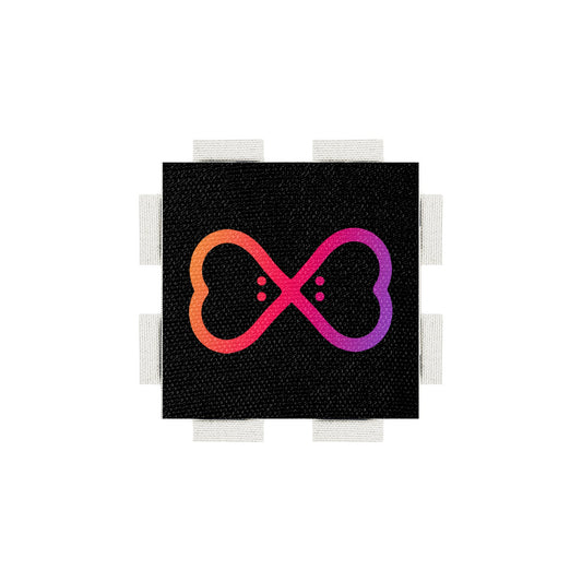 A tab from the Poparo Lovebugs collection, featuring an official Trademark of the Lovebugs (LVBG) brand.