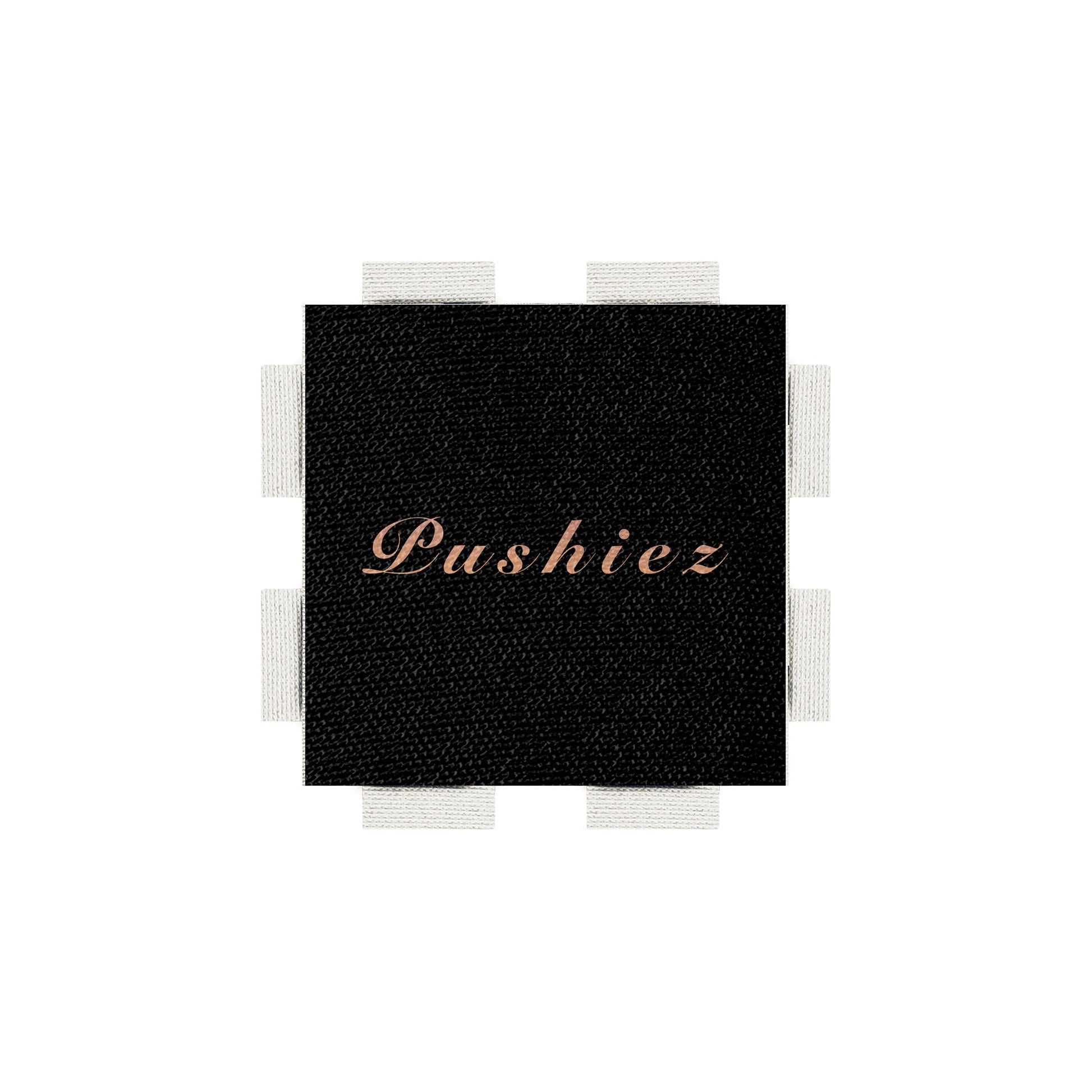 A tab from the Poparo Pushiez collection, featuring an official Trademark of the Pushiez (PSHZ) brand.