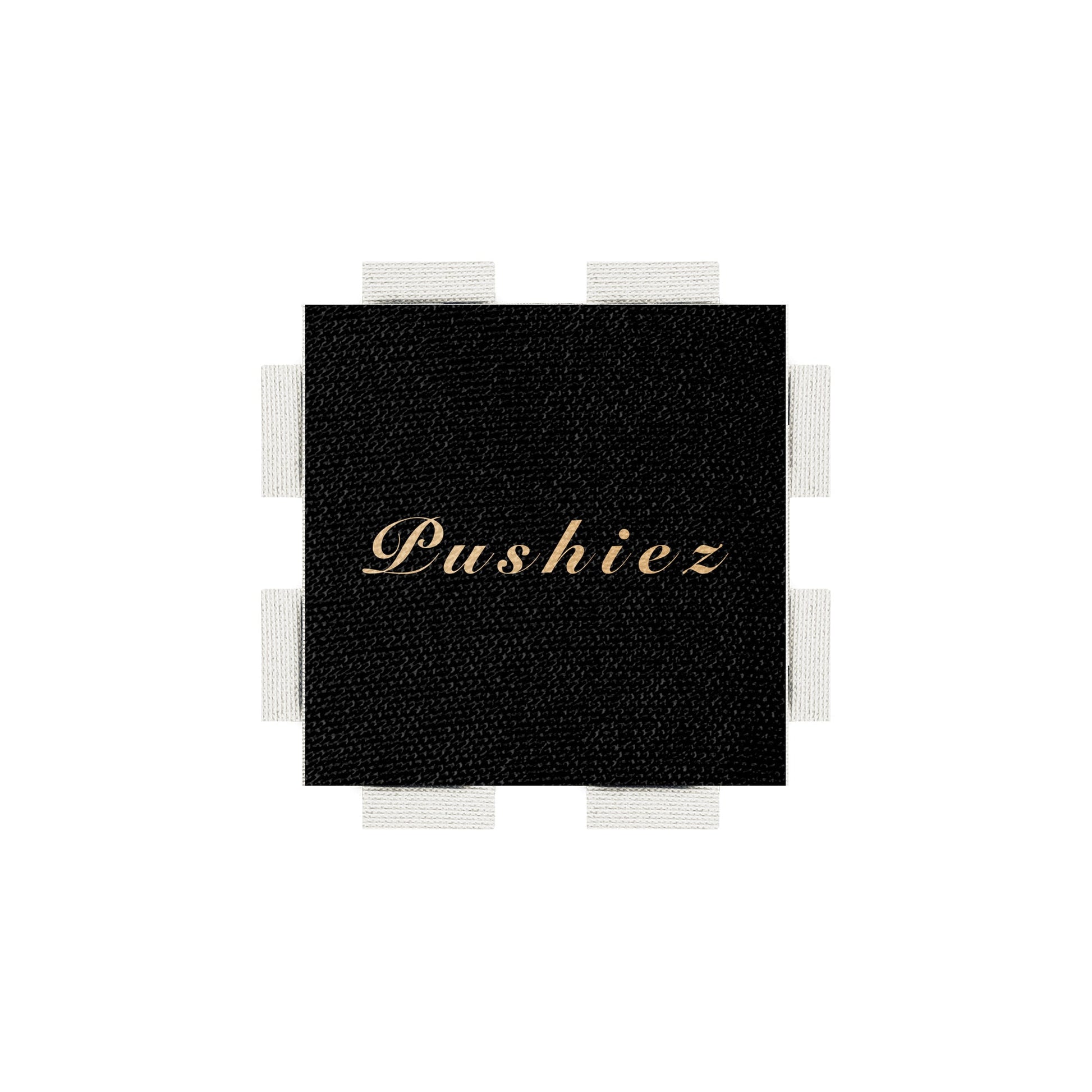 A tab from the Poparo Pushiez collection, featuring an official Trademark of the Pushiez (PSHZ) brand.