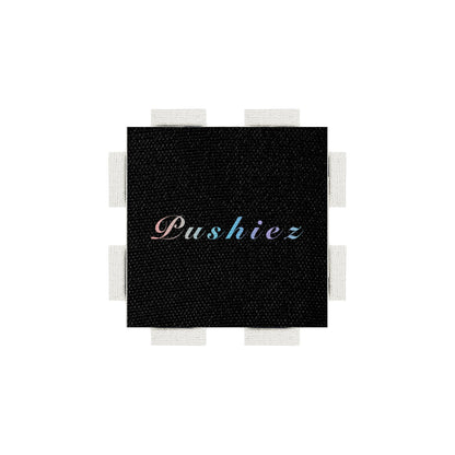 A tab from the Poparo Pushiez collection, featuring an official Trademark of the Pushiez (PSHZ) brand.