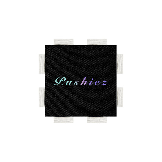 A tab from the Poparo Pushiez collection, featuring an official Trademark of the Pushiez (PSHZ) brand.