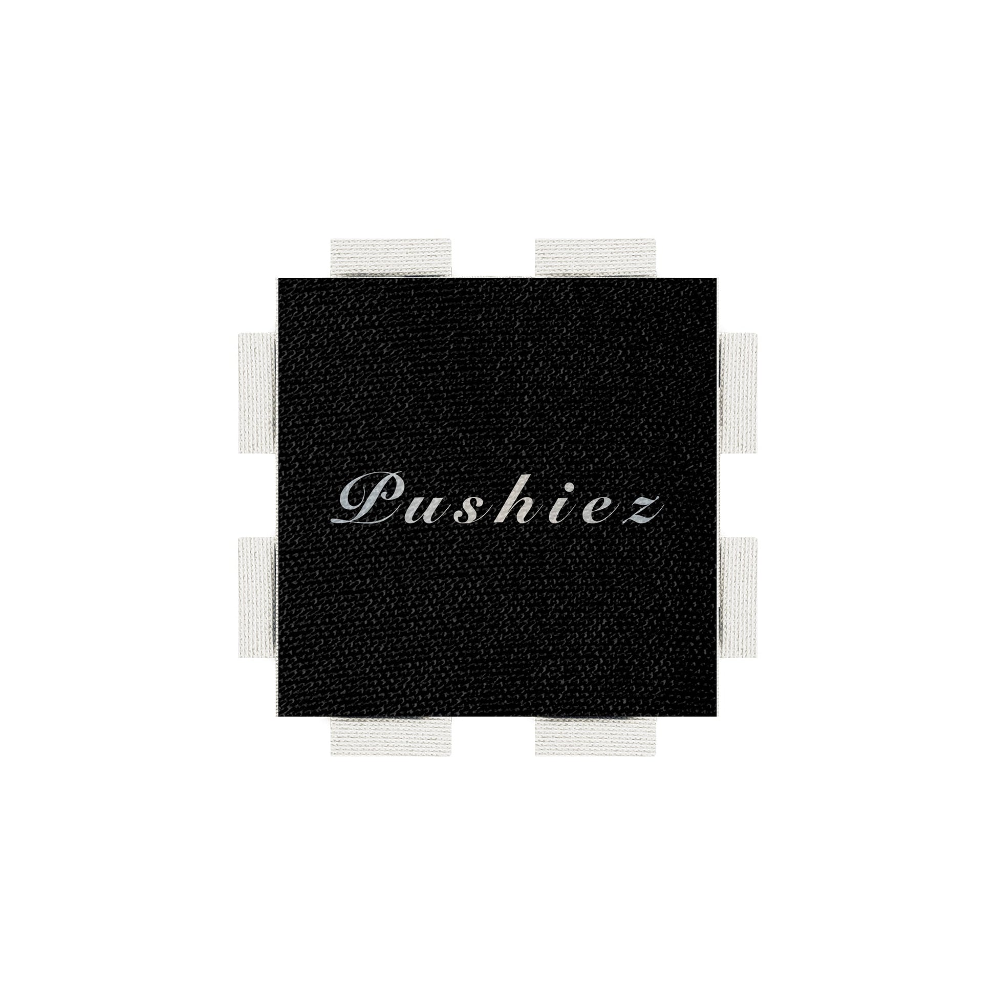 A tab from the Poparo Pushiez collection, featuring an official Trademark of the Pushiez (PSHZ) brand.