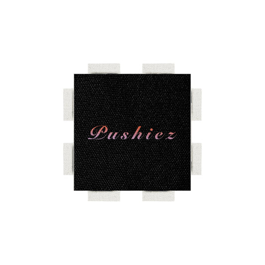 A tab from the Poparo Pushiez collection, featuring an official Trademark of the Pushiez (PSHZ) brand.