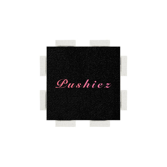 A tab from the Poparo Pushiez collection, featuring an official Trademark of the Pushiez (PSHZ) brand.