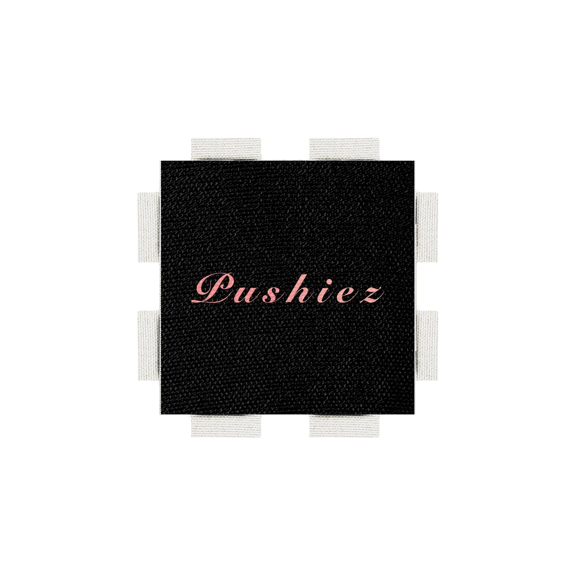 A tab from the Poparo Pushiez collection, featuring an official Trademark of the Pushiez (PSHZ) brand.
