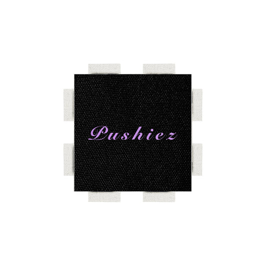 A tab from the Poparo Pushiez collection, featuring an official Trademark of the Pushiez (PSHZ) brand.