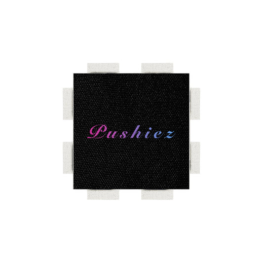 A tab from the Poparo Pushiez collection, featuring an official Trademark of the Pushiez (PSHZ) brand.