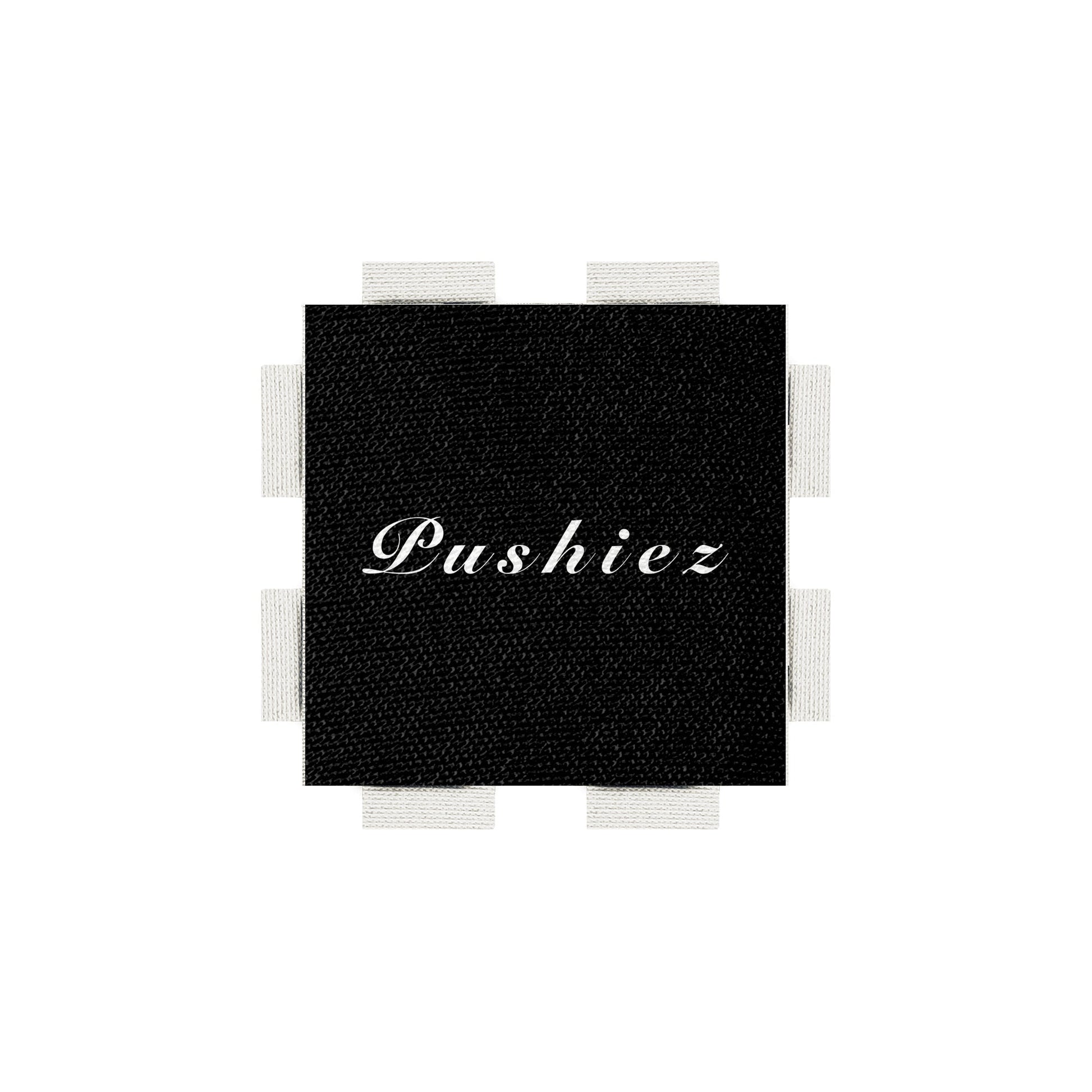 A tab from the Poparo Pushiez collection, featuring an official Trademark of the Pushiez (PSHZ) brand.
