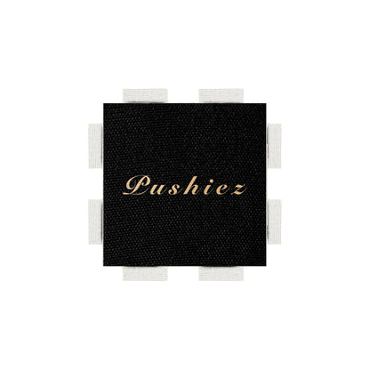 A tab from the Poparo Pushiez collection, featuring an official Trademark of the Pushiez (PSHZ) brand.